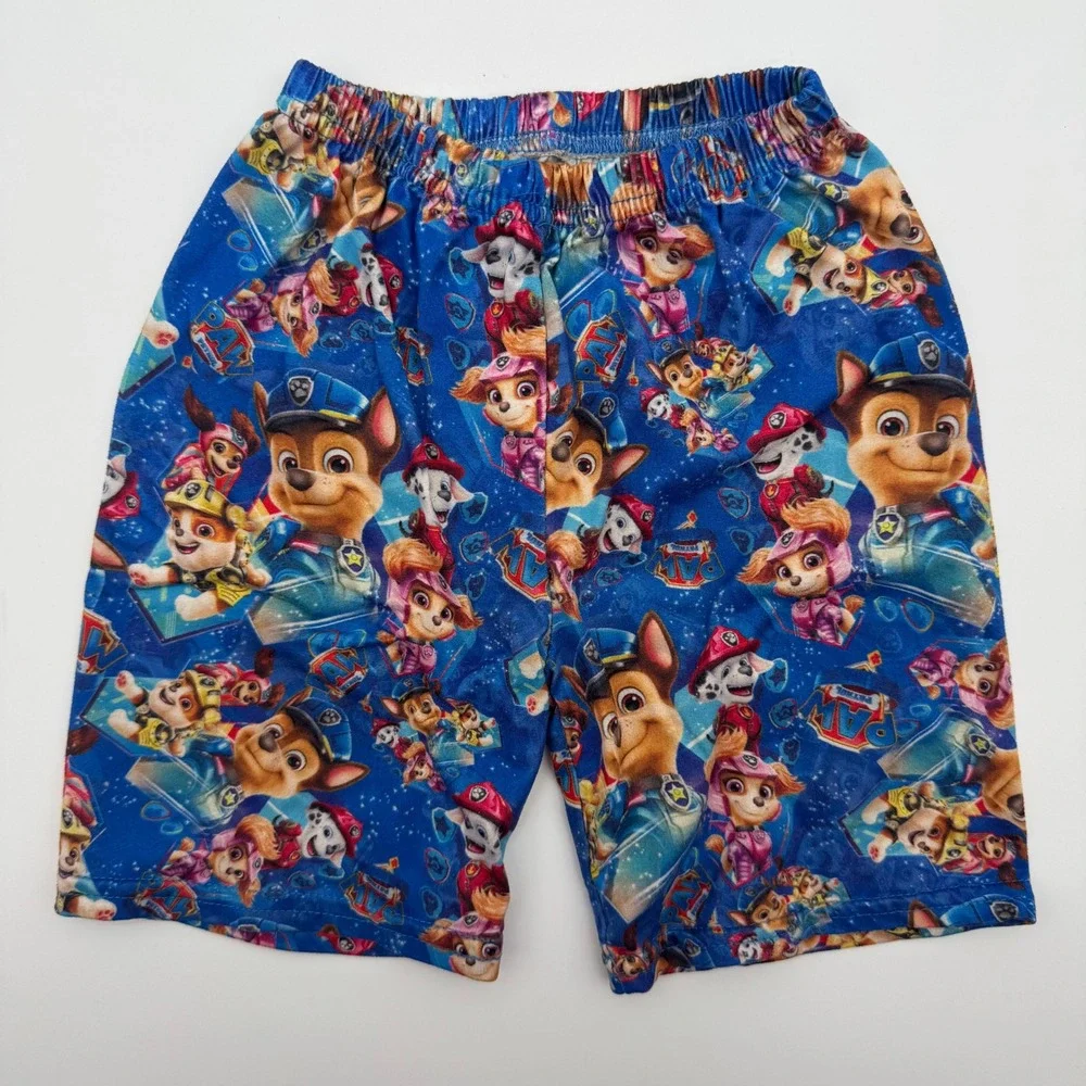 Paw Patrol Boys 2 Piece‎ Shorts Set Blue Graphic Outfit Size 3T
